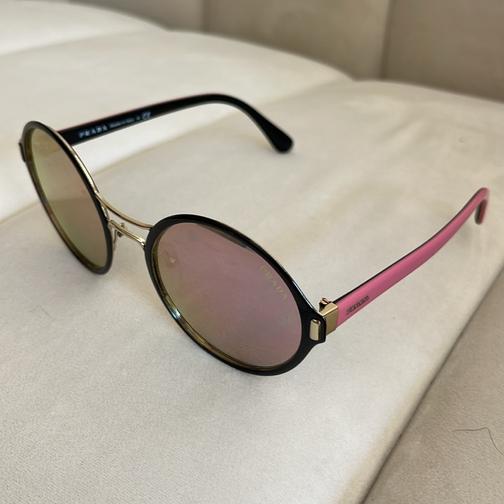 PRADA Round Frame Sunglasses - Picture 3 of 10